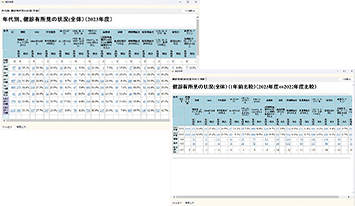 集計表・分布図 変化図